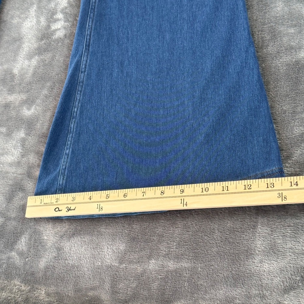 Halara Women's‎ Jeans Flare Size 2X High Rise Dark Wash - Picture 8 of 9